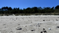 Strandaufnahme - Massives Einfamilienhaus am Breeger Bodden, nahe der Ostsee. Aktuell als Ferienhaus genutzt.