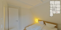2. Schlafzimmer - Friedrichshus - Massives Einfamilienhaus am Breeger Bodden, nahe der Ostsee. Aktuell als Ferienhaus genutzt.