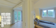 Flur - Seehaus - Massives Einfamilienhaus am Breeger Bodden, nahe der Ostsee. Aktuell als Ferienhaus genutzt.