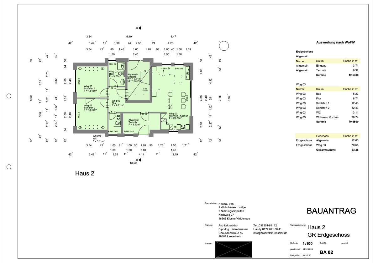 Haus 2 Grundriss EG