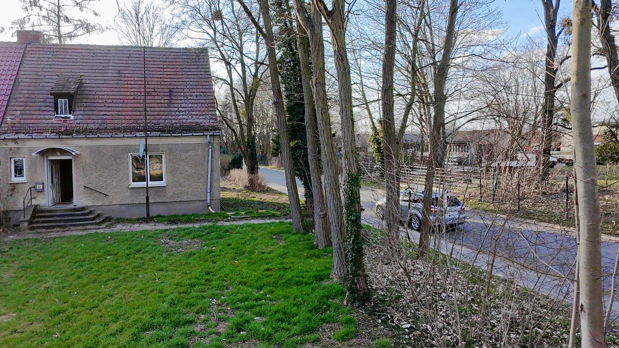 Blick auf das Haus