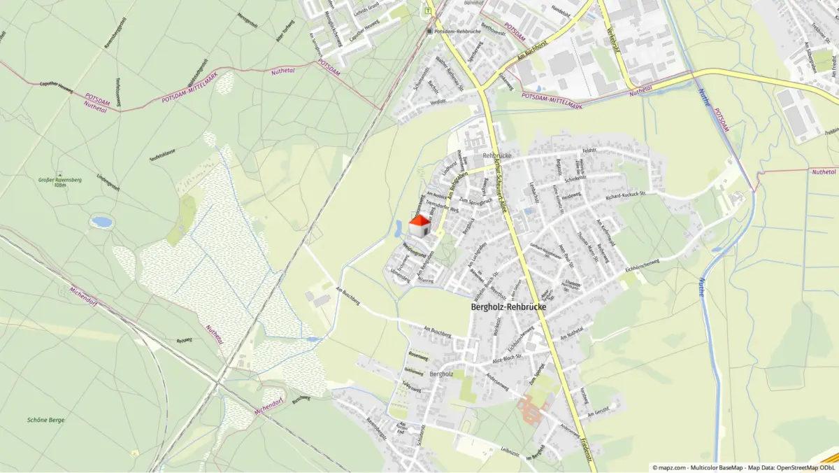 Geolyzer Kartenausschnitt