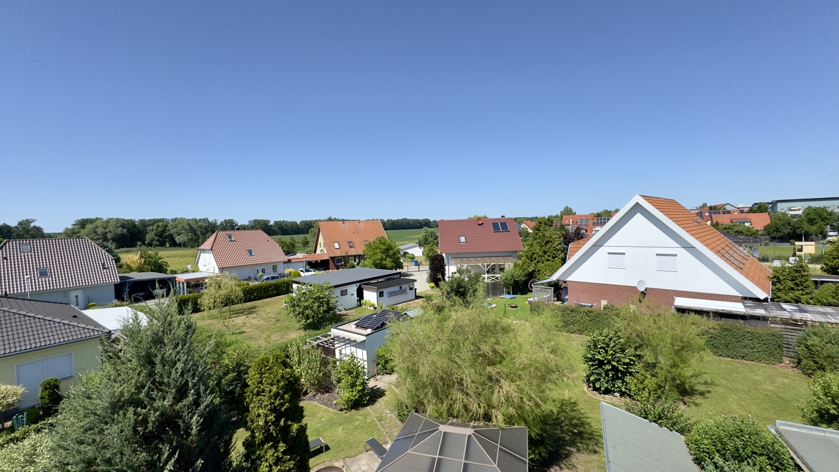 Ausblick aus dem Dachgeschoss