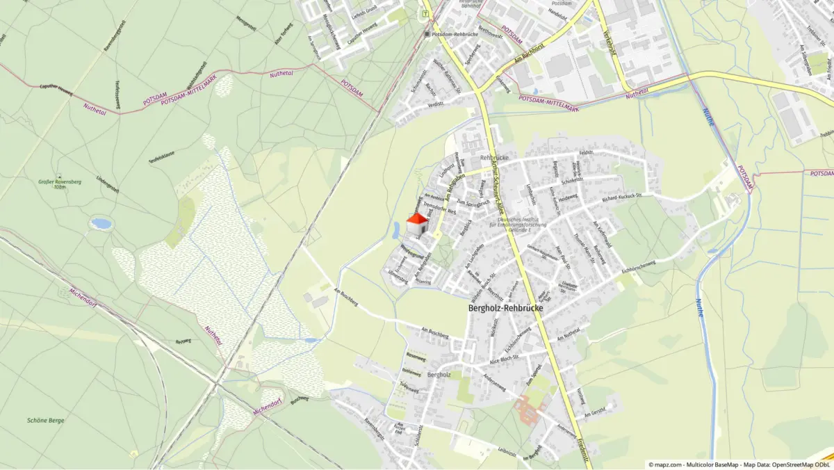 Geolyzer Kartenausschnitt