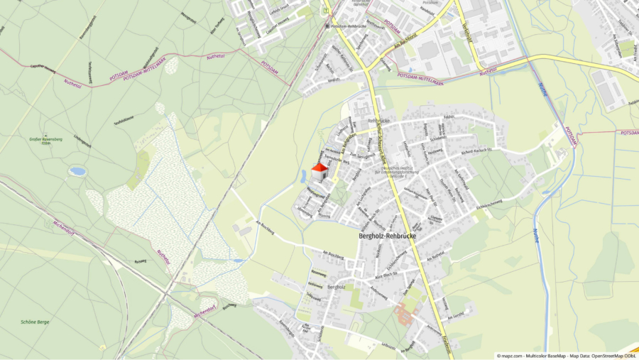 Geolyzer Kartenausschnitt