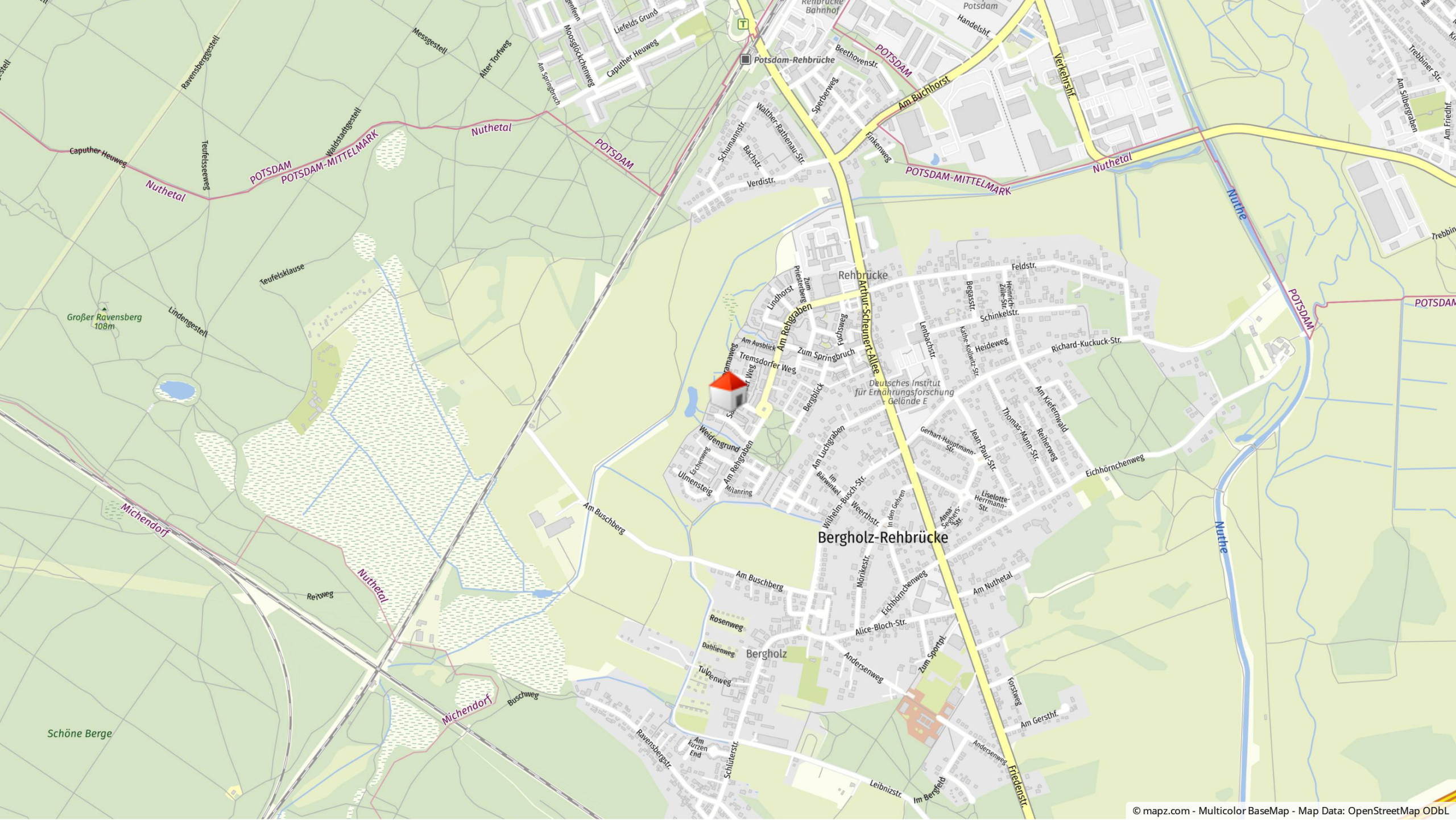 Geolyzer Kartenausschnitt