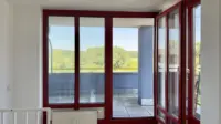 Blick vom Flur auf die Terrasse