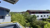 Ausblick von der Terrasse beim Schlafzimmerfenster