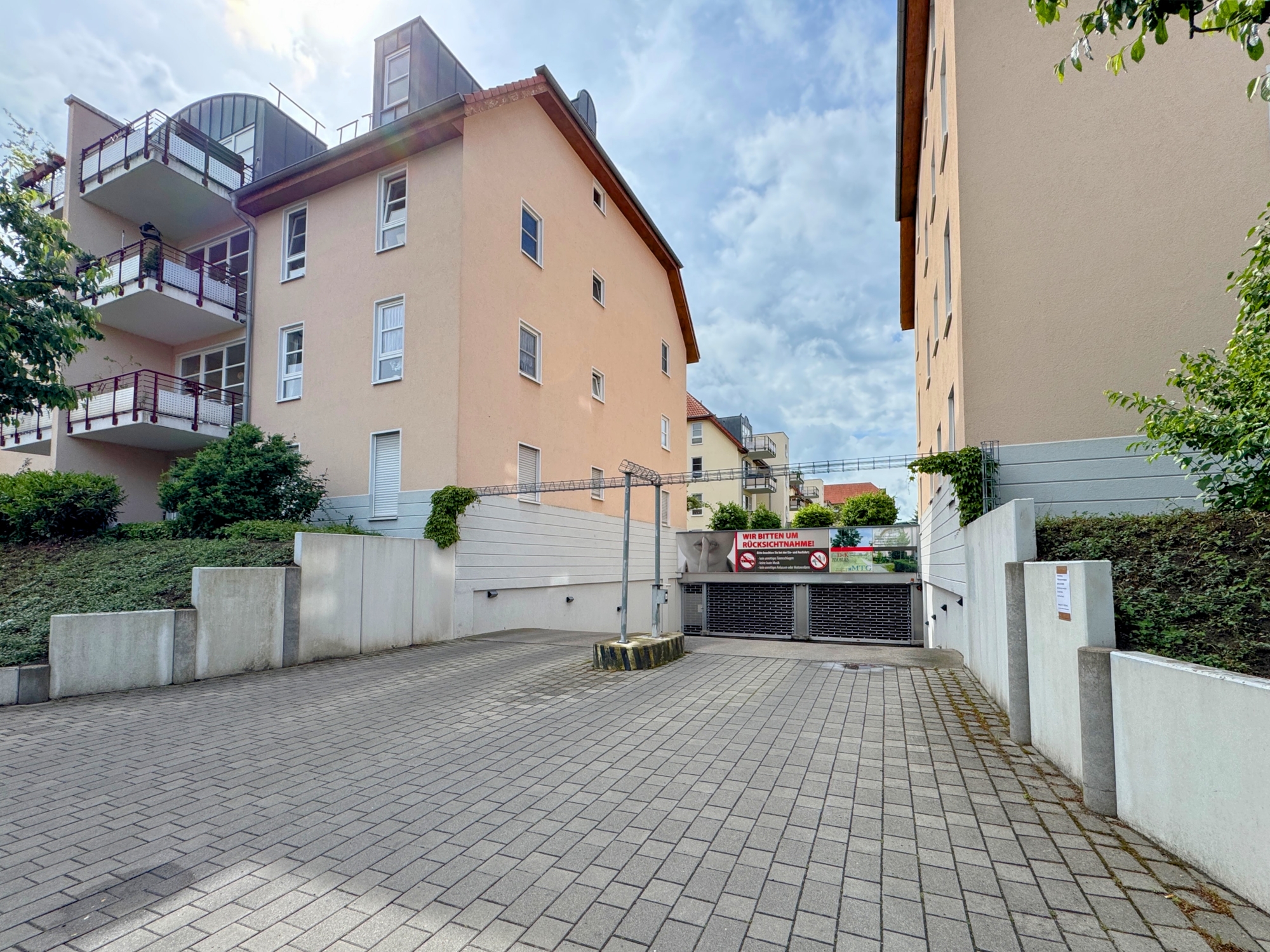 Zufahrt Tiefgarage