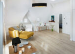 Erstklassige Wohnung zum Erstbezug - Stilvolles & modern möbliertes Apartment in ruhiger Lage von Babelsberg Nord - Wohnbereich