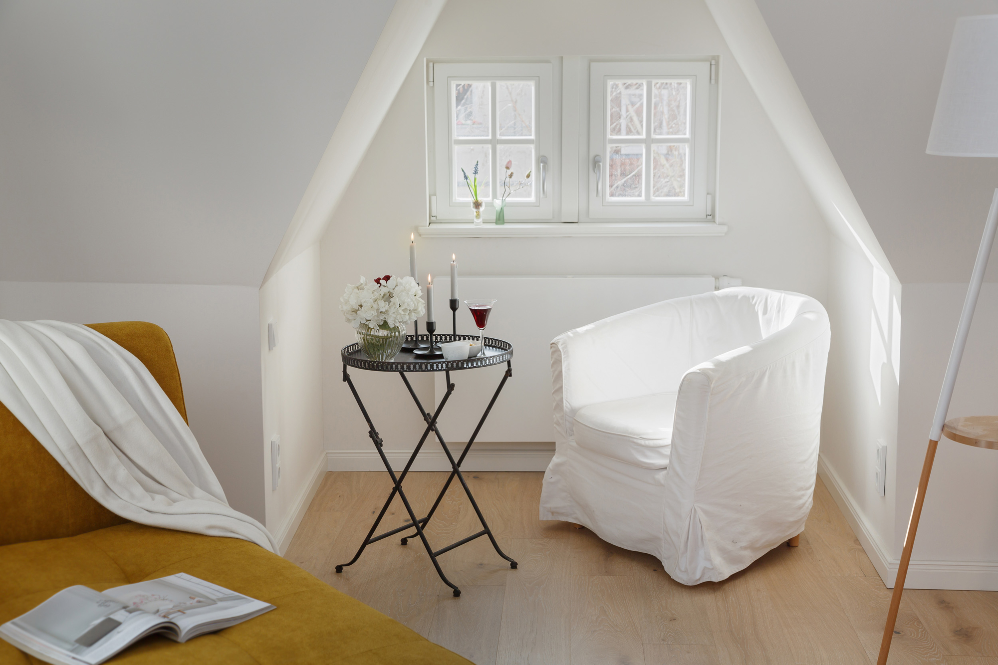 gemütlicher Erker mit Leseecke