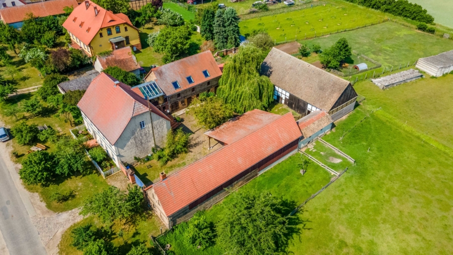 Leben auf dem Bauernhof – Sanierter 4-Seitenhof mit genügend Platz für 2 Familien und Tierhaltung, 14806 Bad Belzig OT Lütte, Bauernhaus