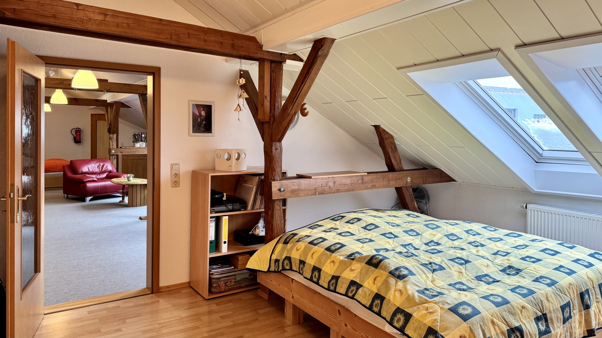Zweites Schlafzimmer im Obergeschoss