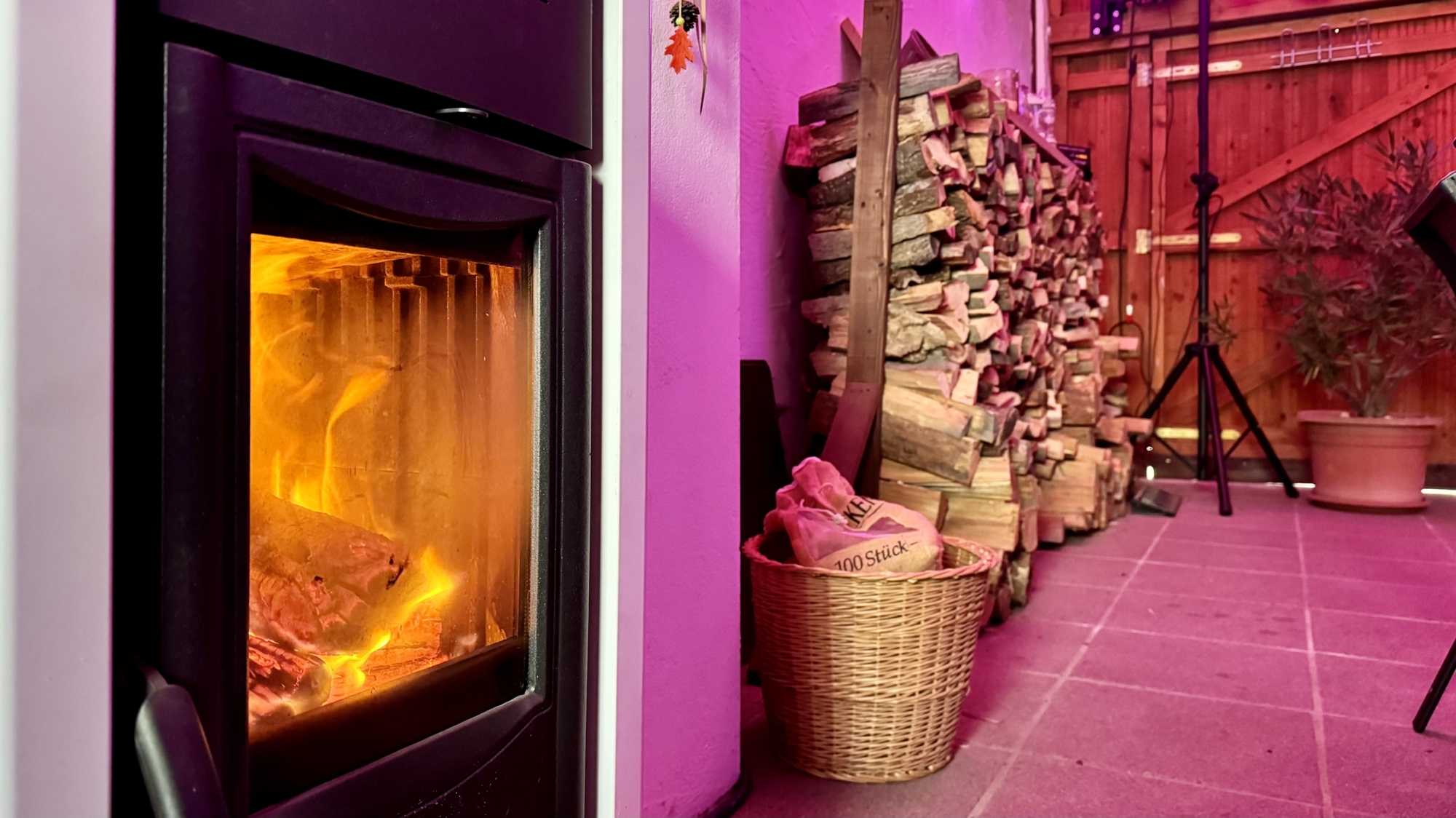 Impression Kamin in der Scheune