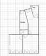 Grundriss - Renovierte Altbauwohnung mit neuer EBK & Tageslichtbad nah HBF