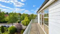 Blick vom Balkon
