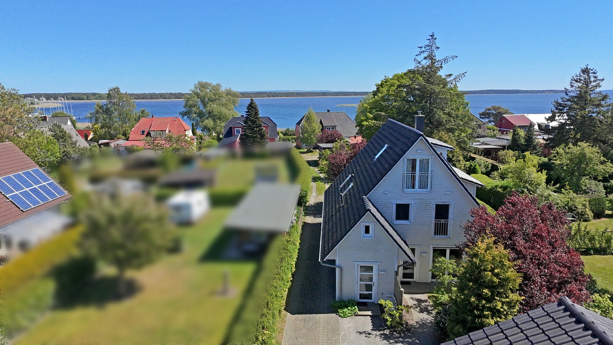 Blick auf den Bodden