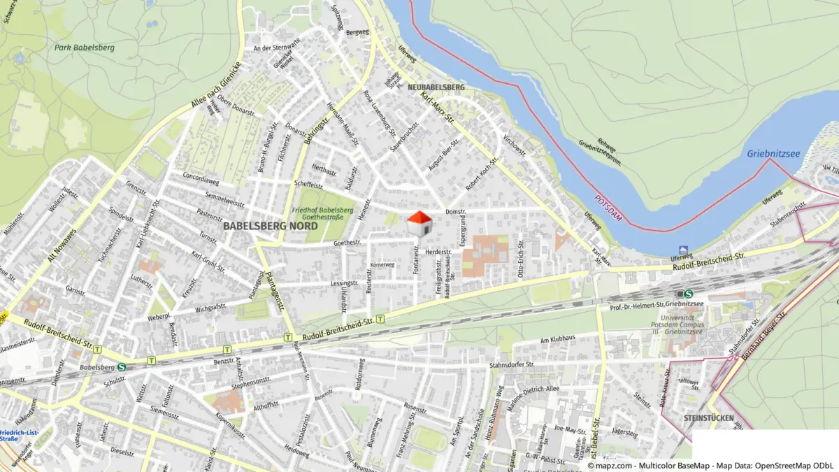 Geolyzer Kartenausschnitt