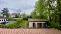Blick aus dem OG - Großes Baulandgrundstück mit liebevoll restauriertem Fachwerkhaus