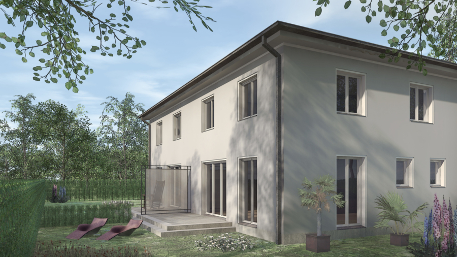 Provisionsfrei – Energieeffizienter Neubau – Doppelhaushälfte zum Erstbezug in Michendorf, 14552 Michendorf, Doppelhaushälfte