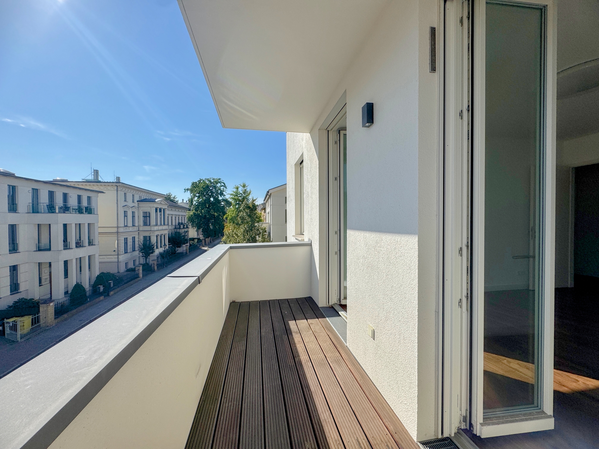 Blick vom großen Balkon