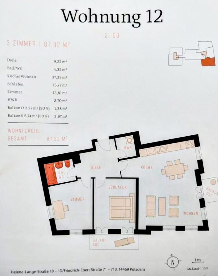 Grundriss Helene-Lange-Str1c, WE12