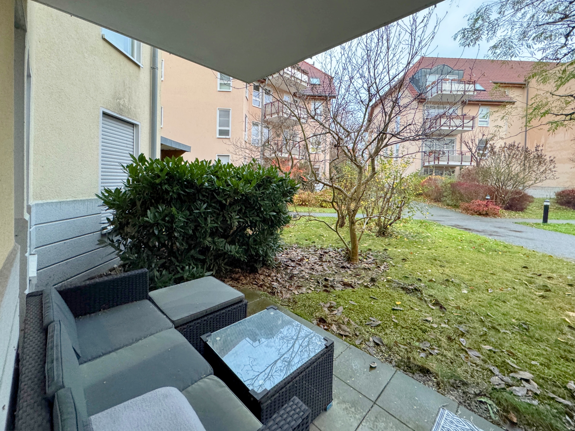 überdachte Terrasse