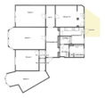 Grundriss - Familienwohnung mit Terrasse in zentraler Lage