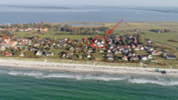 Luftbild - Insel Hiddensee – Ferienhaus 5 Gehminuten vom Strand