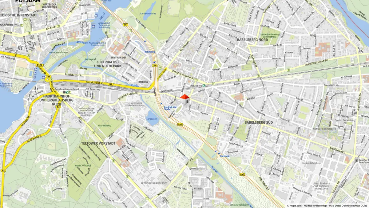 Geolyzer Kartenausschnitt