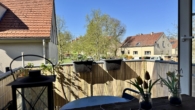 Blick aus der Küche - Wohnung mit Süd-West-Balkon & Tiefgaragenstellplatz in Babelsberg