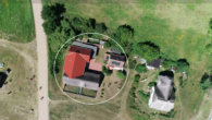 Draufsicht mit Markierung - Insel Hiddensee – 1 Wohnhaus und 3 Ferienwohnungen – nahe Strand
